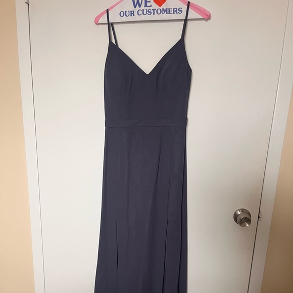 AZAZIE Candice Bridesmaid Dress in STORMY (Size 4) / EUC - Only worn ONCE! ✨ - Picture 8 of 13